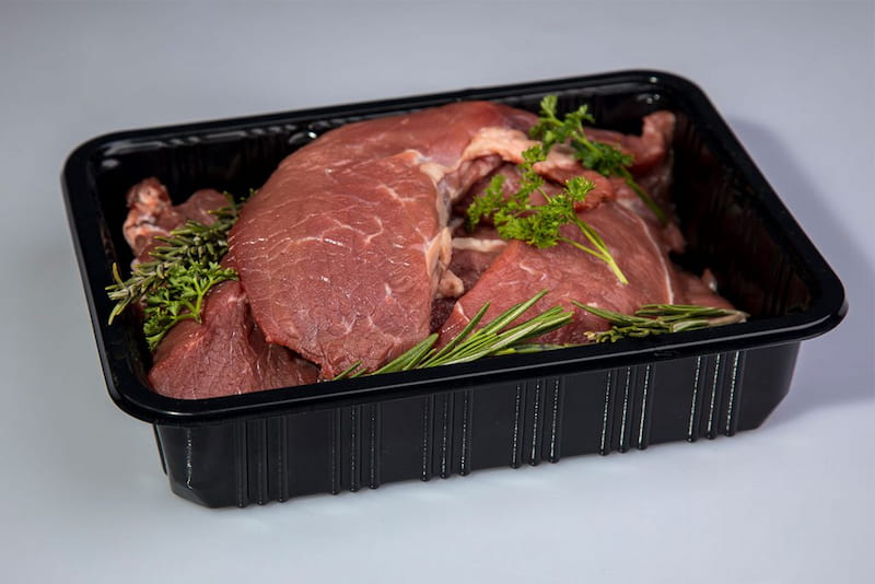 ظروف یکبار مصرف مشکی؛ مربعی گرد مستطیلی جنس Polypropylene