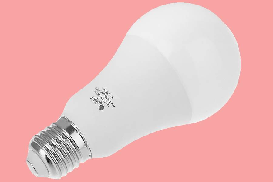 لامپ ال ای دی 12 وات افراتاب؛ پرتاب نور مستقیم (25000 ساعت) دوام