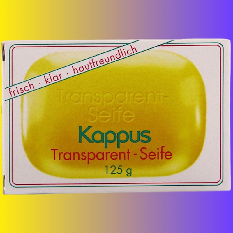صابون کاپوس ویتامین ای؛ مستطیل بیضی رنگ متنوع حاوی ترکیبات قلیایی