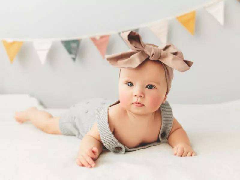 لباس نوزاد دخترانه شیک تابستانی؛ پنبه آستین کوتاه حلقه ای کرمی White