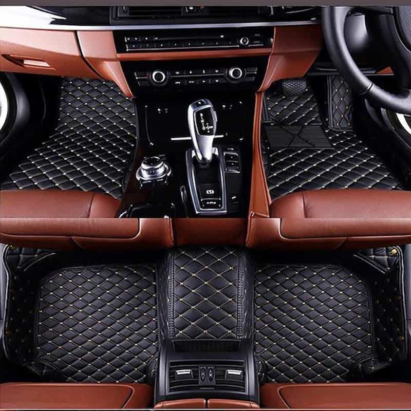 چرم مصنوعی برای ماشین؛ پلی اورتان اگزما 3 رنگ (مشکی قهوه ای سفید)