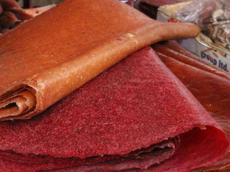 لواشک آلو بخارا؛ فله بسته بندی 2 نوع ورقه ای تیوپی تولید Nishapur