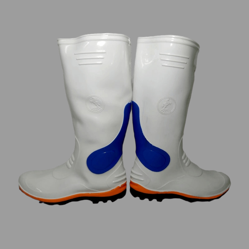 چکمه پلاستیکی شیما؛ سبک ساق بلند مقاوم برابر مواد اسیدی White