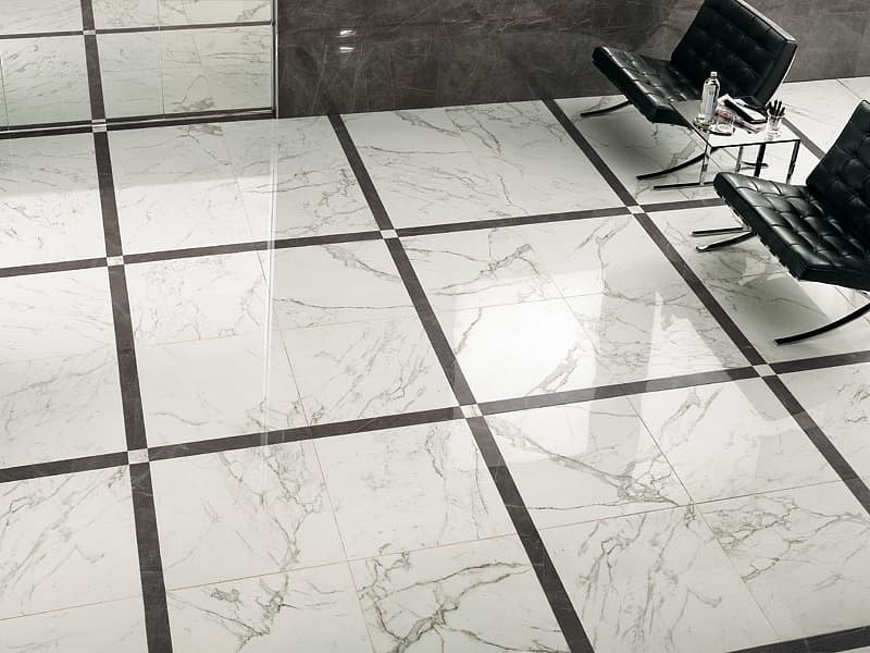 کاشی و سرامیک اشکان رشت؛ سفید آبی 2 شکل مربع مستطیل