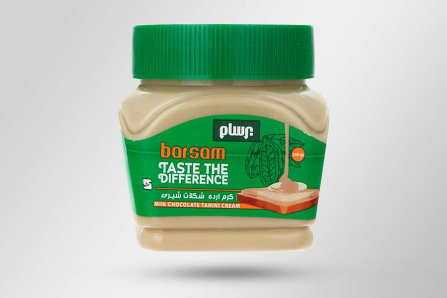 ارده شکلات شیری برسام؛ دانه کنجد طبع گرم 350 500 گرمی ویتامین B