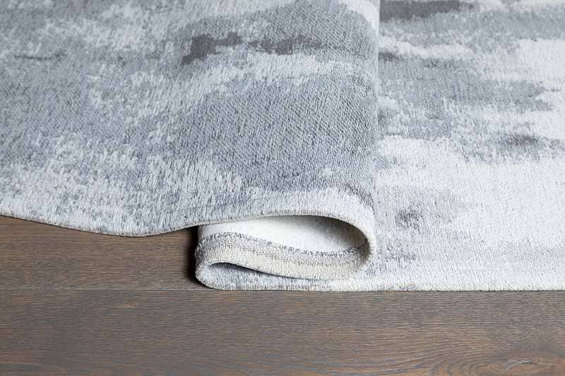 گلیم فرش آشپزخانه طوسی صورتی؛ پلی استر پنبه 2 طرح فانتزی modern