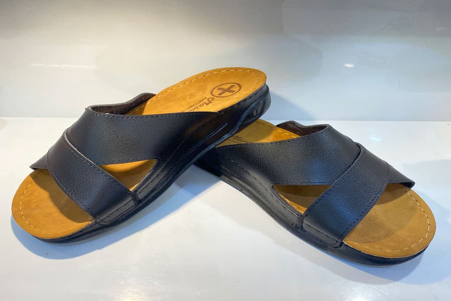 صندل طبی مسعود؛ قهوه ای سایز (22 42 44) رویه پی وی سی