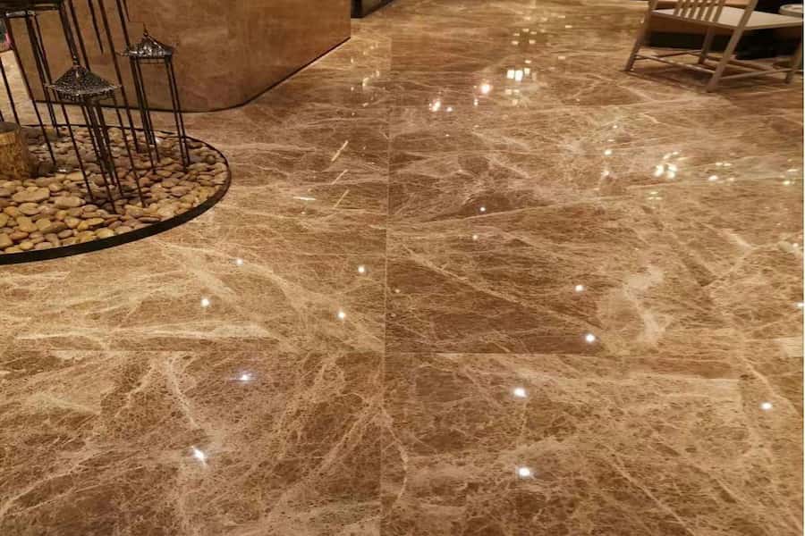 سرامیک طرح سنگ برای کف؛ شفاف کدر مقاوم برش (معمولی رکتی) عدم خراش