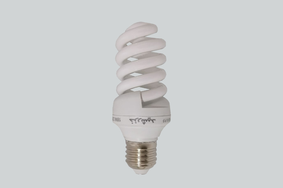 لامپ ال ای دی 20 وات خزرشید؛ نشکن جنس پلاستیک فشرده حبابی Khazharshid