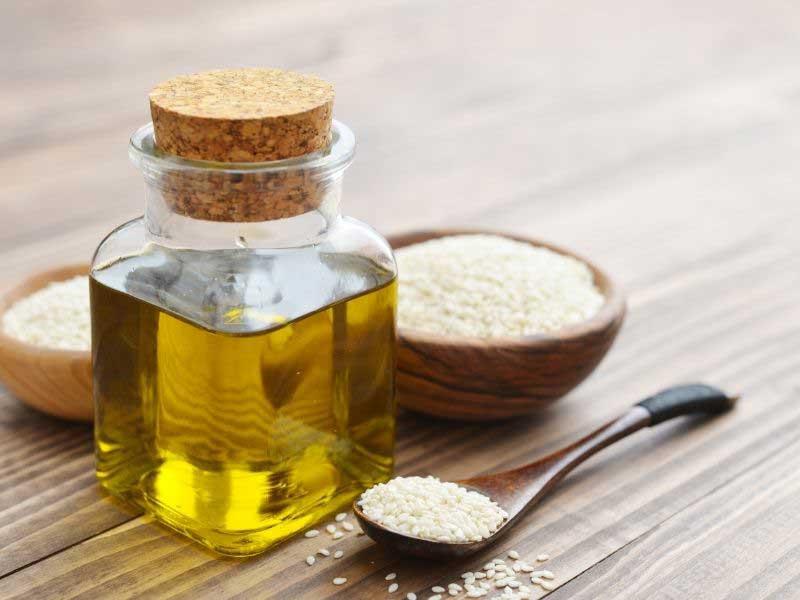 روغن ارده کنجد؛ داروسازی آرایش بهداشتی کاهش چربی 2 رنگ طلایی قهوه‌ای تیره thiamine