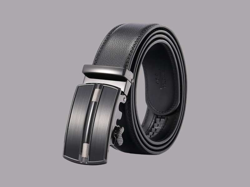 کمربند ریلی مارال چرم؛ اکسسوری شتری مشکی قهوه ای Maral