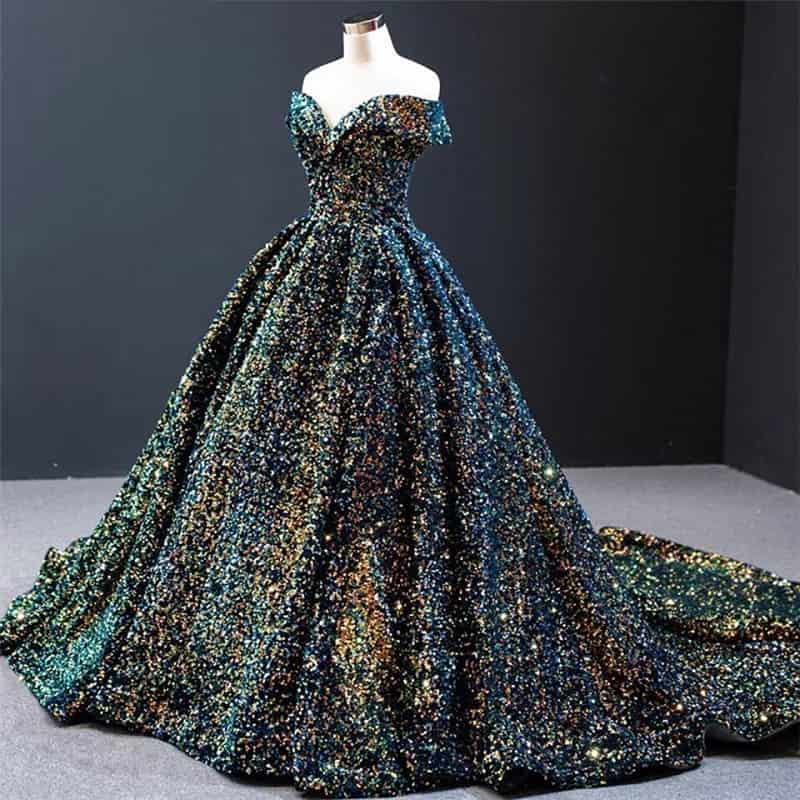 لباس پرنسسی بلند؛ ساتن حریر 3 مدل ساده طرح دار با آستین