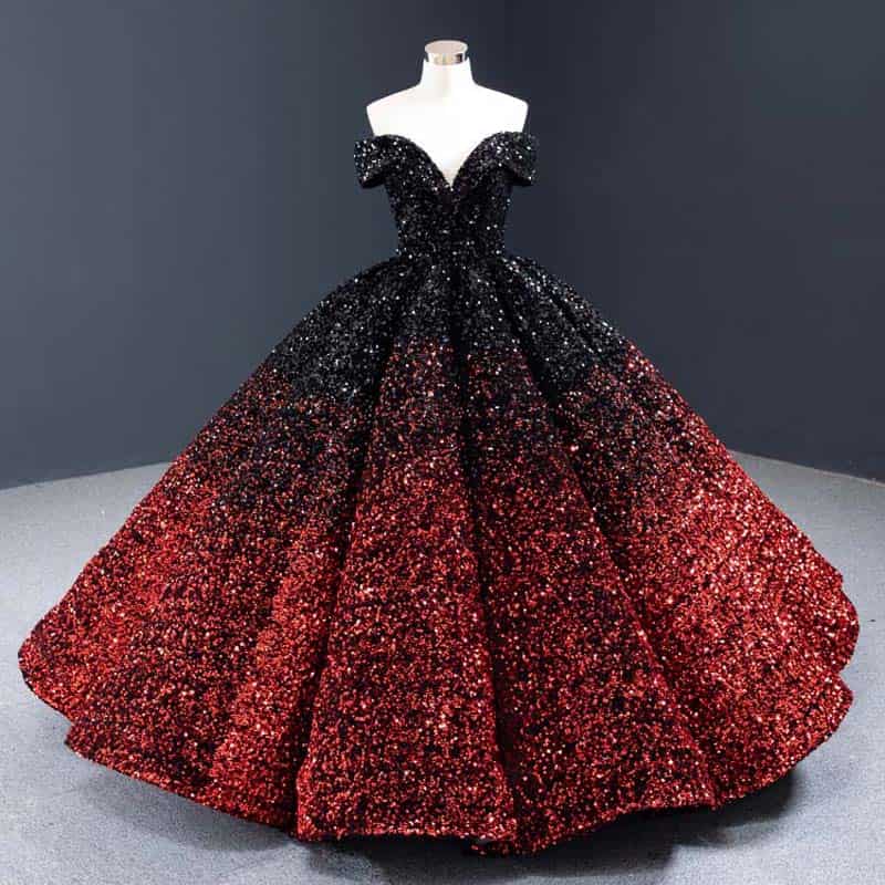 لباس پرنسسی زنانه؛ حریر تور 2 مدل دامن پف دار بدون آستین Black