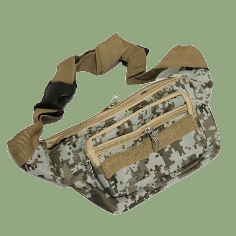 کیف کمری ارتشی؛ نرم حمل موبایل (پارچه برزنت) ضد آب