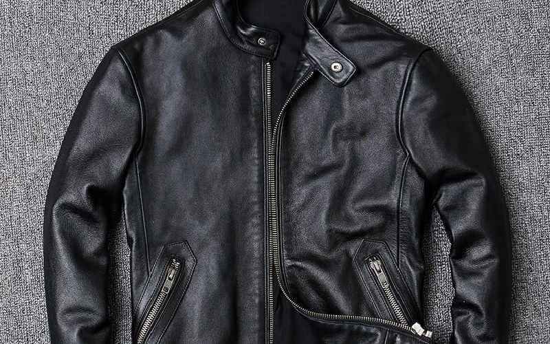 کاپشن چرم گوسفندی؛ مردانه زنانه انعطاف پذیر زیپی دکمه ای سایز M L XL