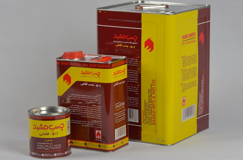 چسب کفاشی مشهد؛ مایع ضد لک پلی کلروپرن دما نگهداری (5 35) درجه سانتی گراد