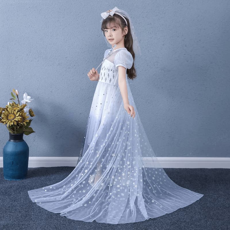 لباس السا دنباله دار؛ مجلسی فانتزی (3 11) سال براق مات