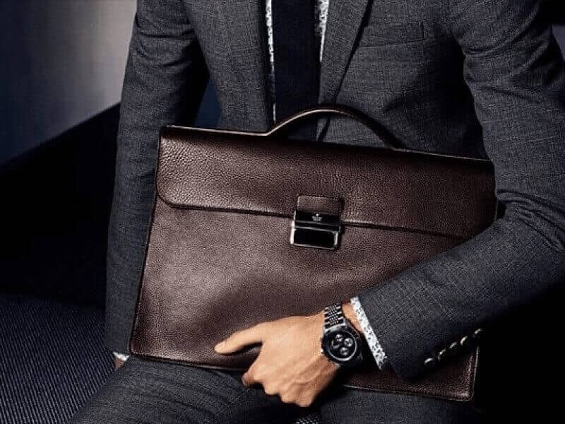 کیف اداری چرم مصنوعی؛ زنانه مردانه بند دار 2 نوع دکمه ای زیپی IRAN