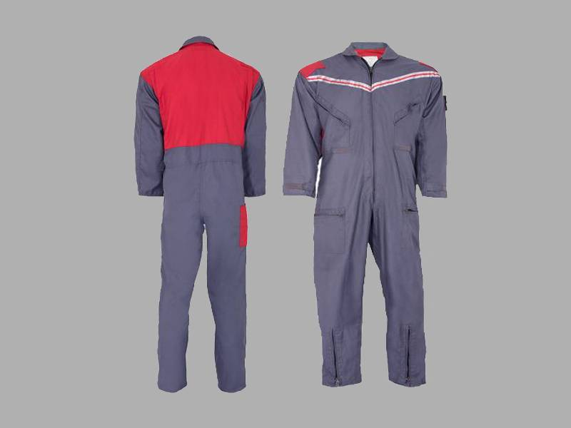 لباس کار یکسره زمستانی؛ پارچه شمعی 2 مدل بادگیر دوتکه