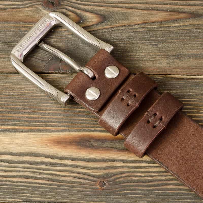 کمربند چرم ترک؛ طبیعی مصنوعی 2 رنگ قهوه ای مشکی Patterned