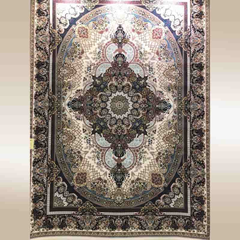 فرش ماشینی بزرگمهر کاشان؛ آکریلیک پنبه 1200 شانه Kashan
