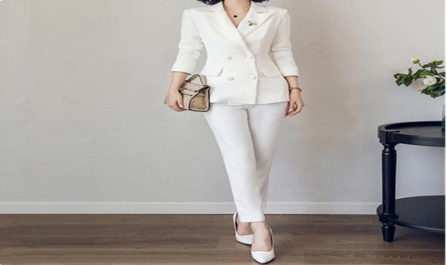 لباس مجلسی کت و شلوار؛ 4 دکمه طرحدار 3 رنگ کرم مشکی آبی