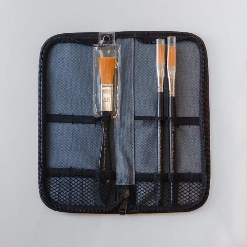 کیف قلمو سیاه قلم (جامدادی) فوم آویزی زیپ دار 38*22.5 سانتی متر