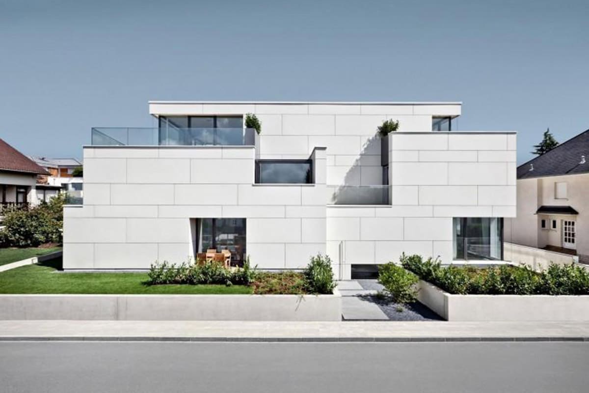 نانو سنگ نما؛ گرانیت مرمر تراورتن 2 رنگ قهوه ای کرمی