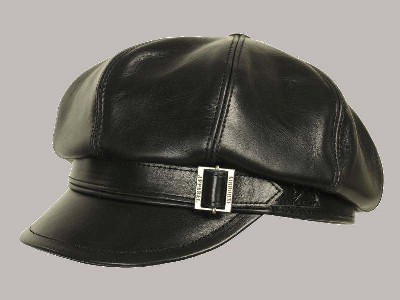 کلاه چرم دخترانه؛ اسپرت لبه دار آستر محافظ چشم leather