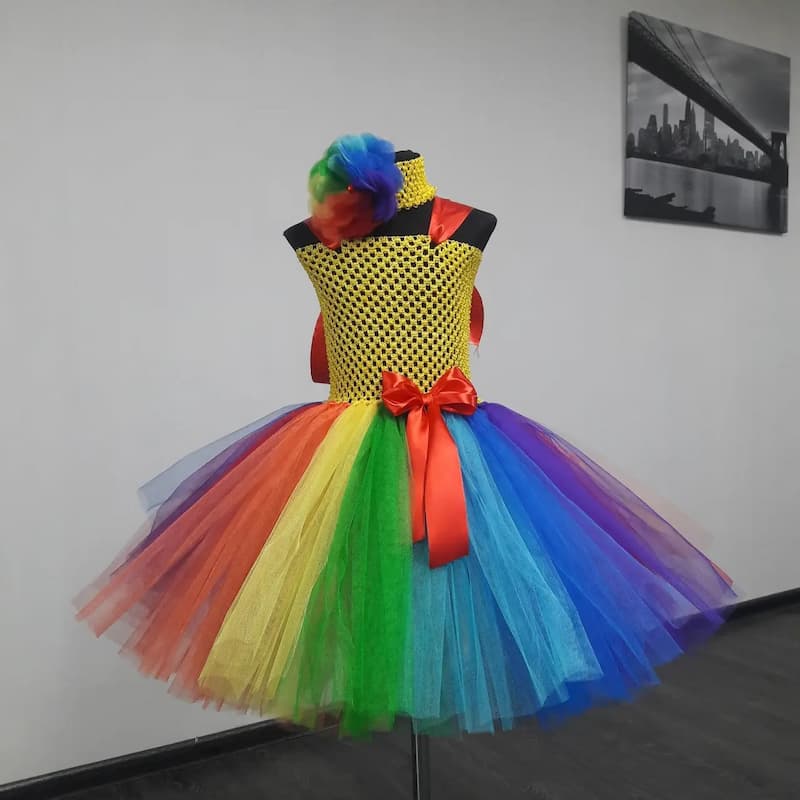 لباس عروس دخترانه رنگی؛ کوتاه بلند 3 مدل پفی ساده Princess