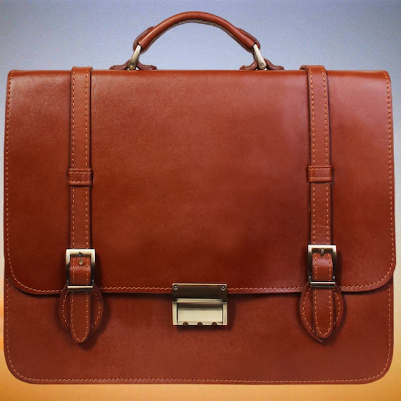 کیف چرم اداری مردانه رمزدار؛ طبیعی دست دوز 2 رنگ قهوه ای مشکی leather