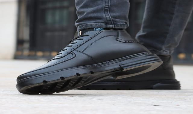 نیم بوت چرم مردانه؛ طبیعی مصنوعی نایلونی 2 مدل مجلسی رسمی