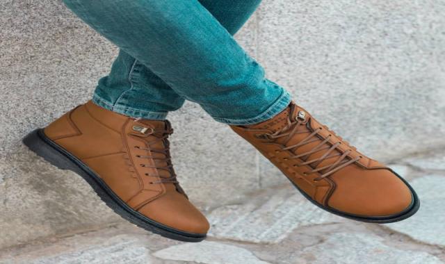 نیم بوت چرم؛ زنانه مردانه 2 مدل سگگ زیپ دار سایزبندی (38 45) قهوه ای مشکی