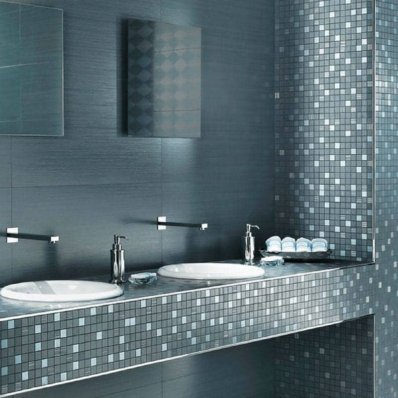 کاشی سرامیک کاوه اصفهان؛ ساده طرح دار فلدسپات 3 رنگ کرم سفید صورتی