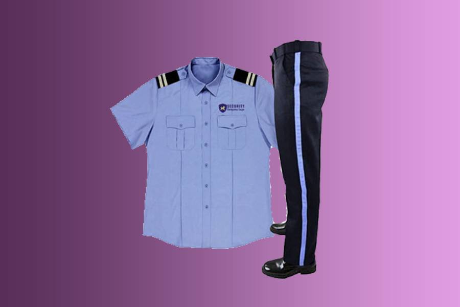 لباس حراست بیمارستان؛ نخی ساده 3 رنگ مشکی آبی سفید