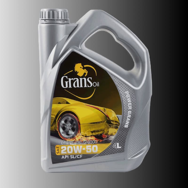 روغن موتور گرنس؛ نیمه سنتتیک شفاف حجم 1000 میلی لیتر Grans