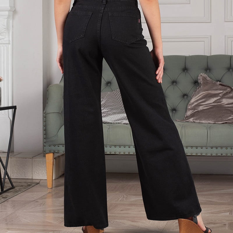 شلوار زنانه مشکی جدید؛ کرپ پارچه ای اداری مجلسی خانگی Iran