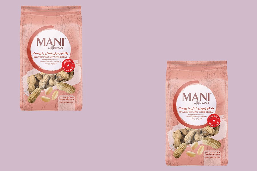 مغز بادام مانی؛ درختی زمینی قهوه ای روشن 2 طعم نمکی فلفلی Mani