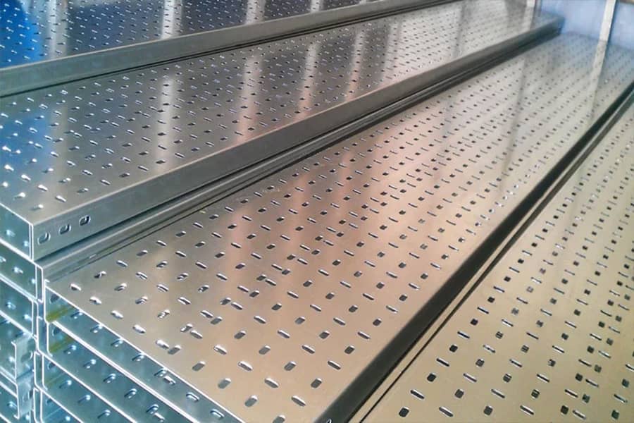 سینی کابل صنعتی؛ آلومینیوم گالوانیزه استیل 2 نوع مشبک سبدی