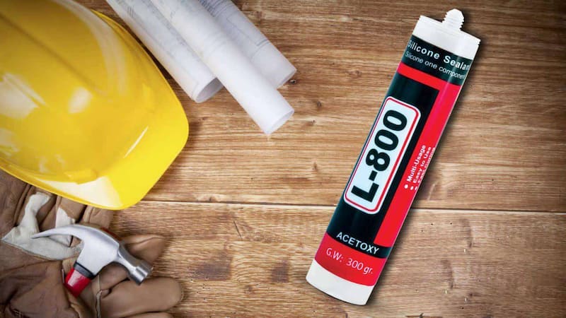 چسب آکواریوم ال 800؛ سیلیکونی ضد آب 3 نوع سیلندری مایع اسپری