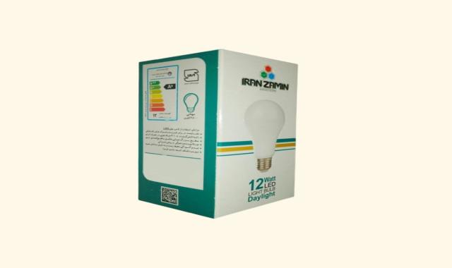 لامپ ال ای دی 30 وات ایران زمین؛ ریسه ای نواری زرد آبی (50 تا 07) ولت