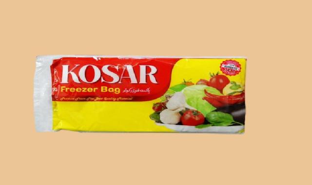 کیسه فریزر کوثر؛ شفاف ساده رولی تقویمی منعطف کششی Kosar