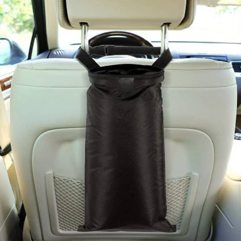 کیسه زباله اتومبیل؛ ساده جیب دار نایلونی یکبار مصرف پارچه ای Garbage bag