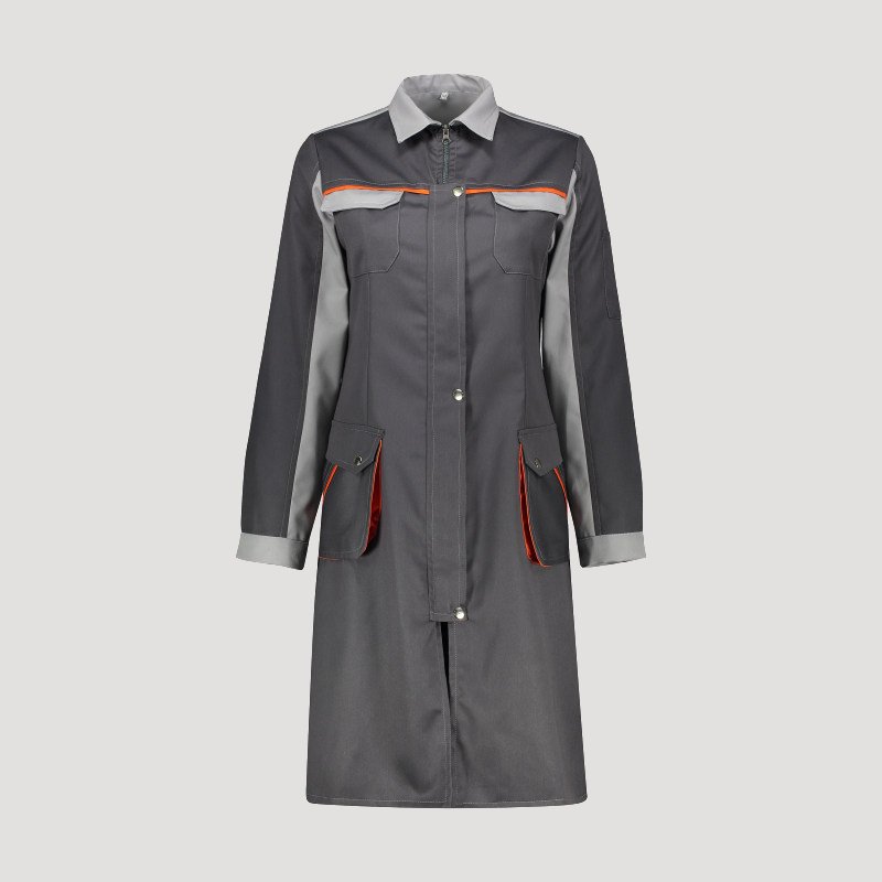 لباس کار زنانه شیک؛ الیاف 3 رنگ طوسی مشکی قرمز