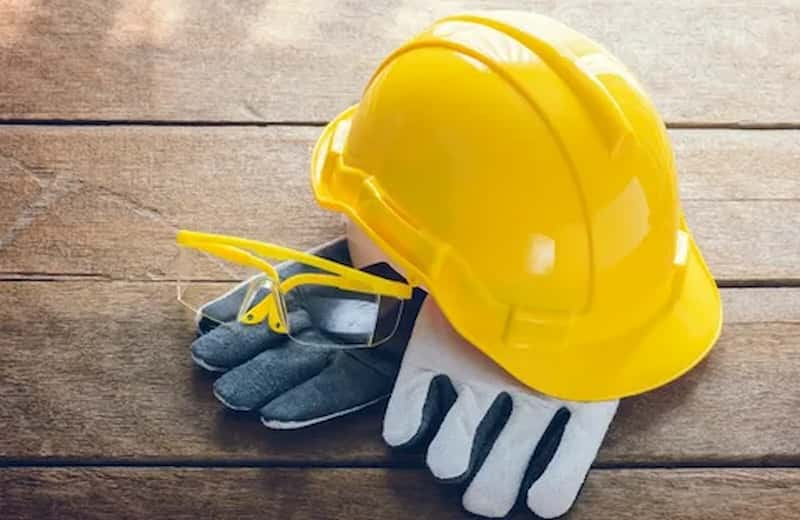 دستکش کارگری چرمی؛ جوشکاری باغبانی 3 سایز کوچک متوسط بزرگ