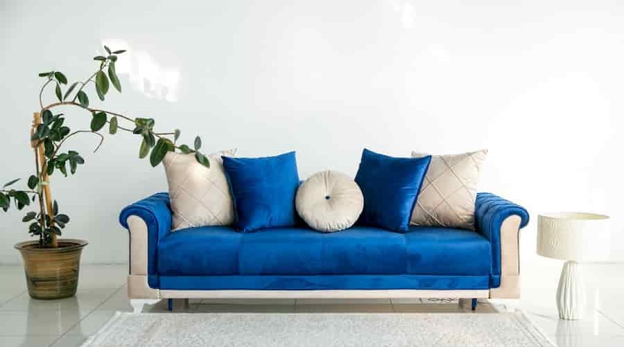 مبل چستر برای خانه کوچک؛ تخت شو نیمکتی (ایتالیایی فرانسوی) استیل