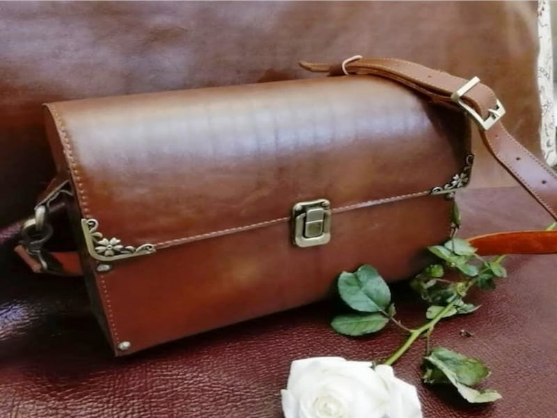 کیف دیپلمات رمزدار؛ دست دوز ضخامت بالا 2 نوع زنانه مردانه مشکی Encrypted