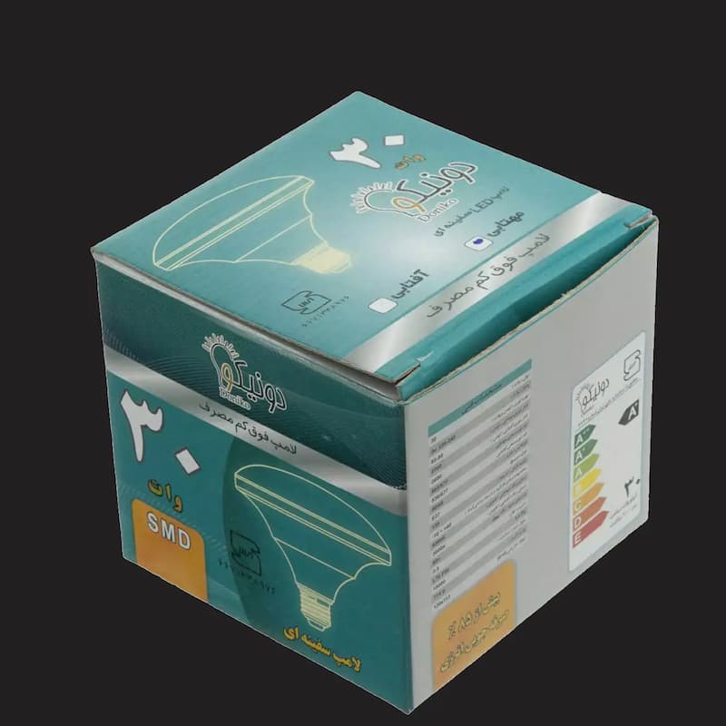 لامپ ال ای دی دونیکو؛ طول عمر بالا (حبابی اشکی هالوژنی) نور استاندرد