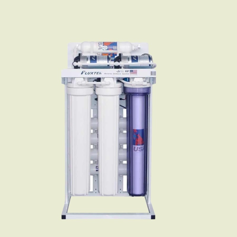 دستگاه تصفیه آب فلوکستک قلیایی؛ سوئیچ دار کربن نانو سیلور 8 لیتر