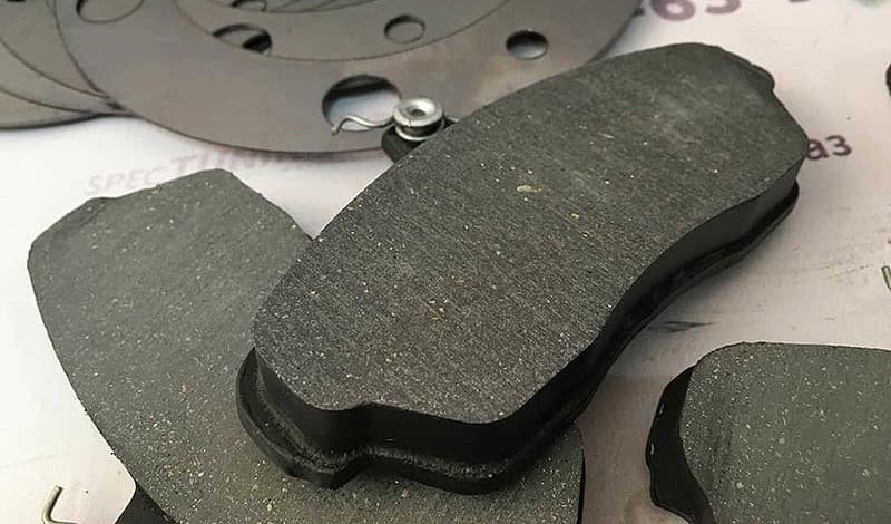 لنت ترمز جلو 206 ؛ ارگانیک نیمه متالیک تبدیل انرژی جنبشی بهبود سرعت pad